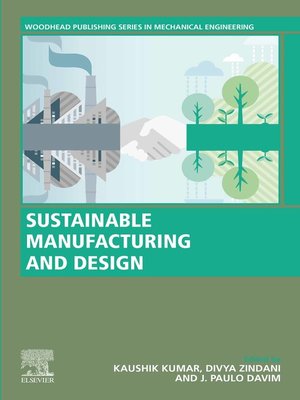 cover image of Sustainable Manufacturing and Design